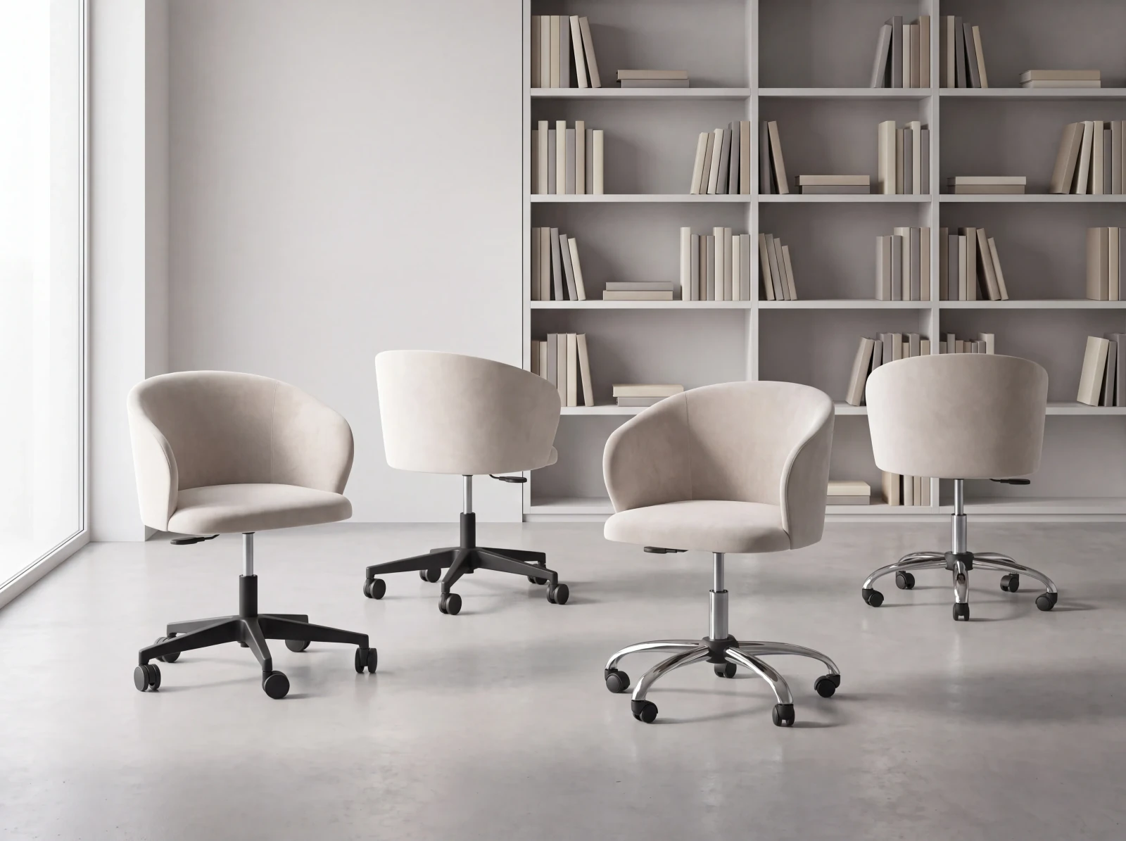 Cadeira Chanel Office Base Nylon — imagem 4