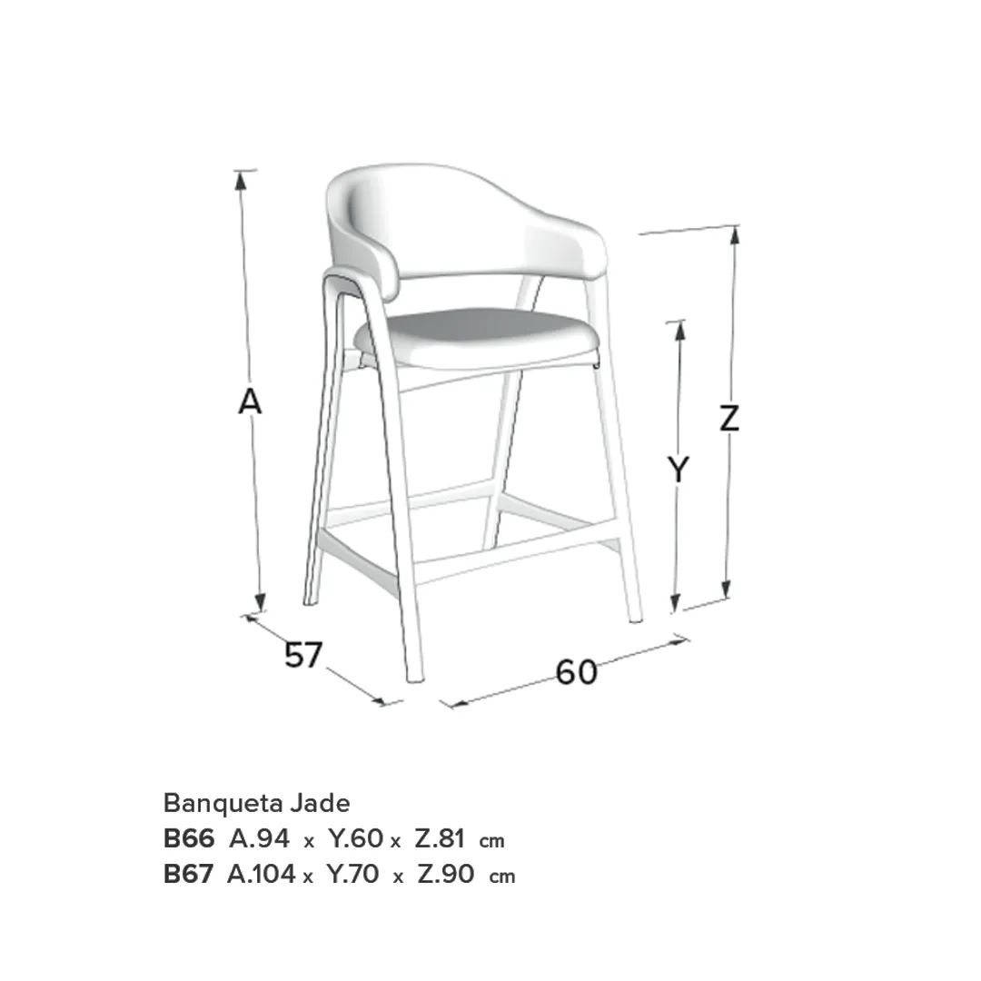 Banqueta Jade — imagem 3