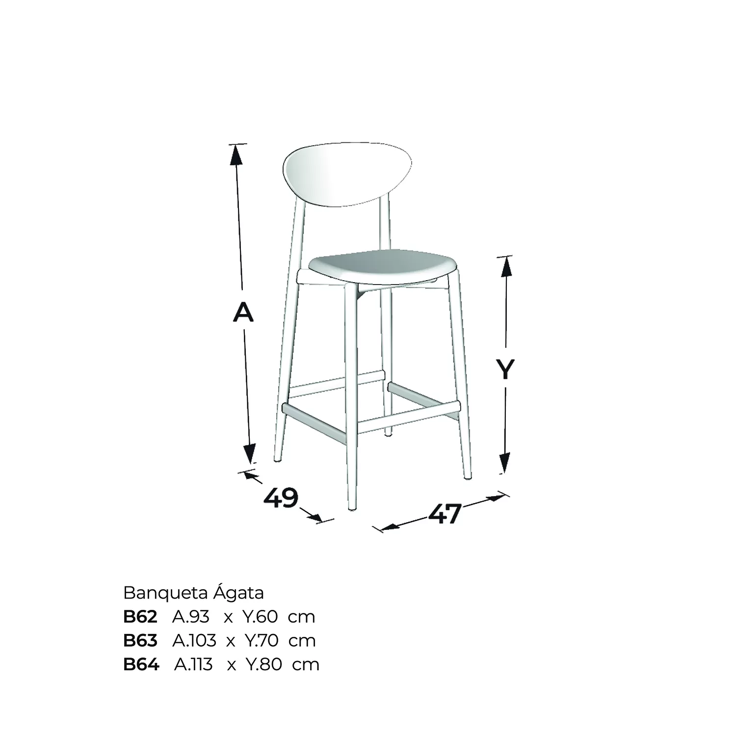 Banqueta Ágata — imagem 3