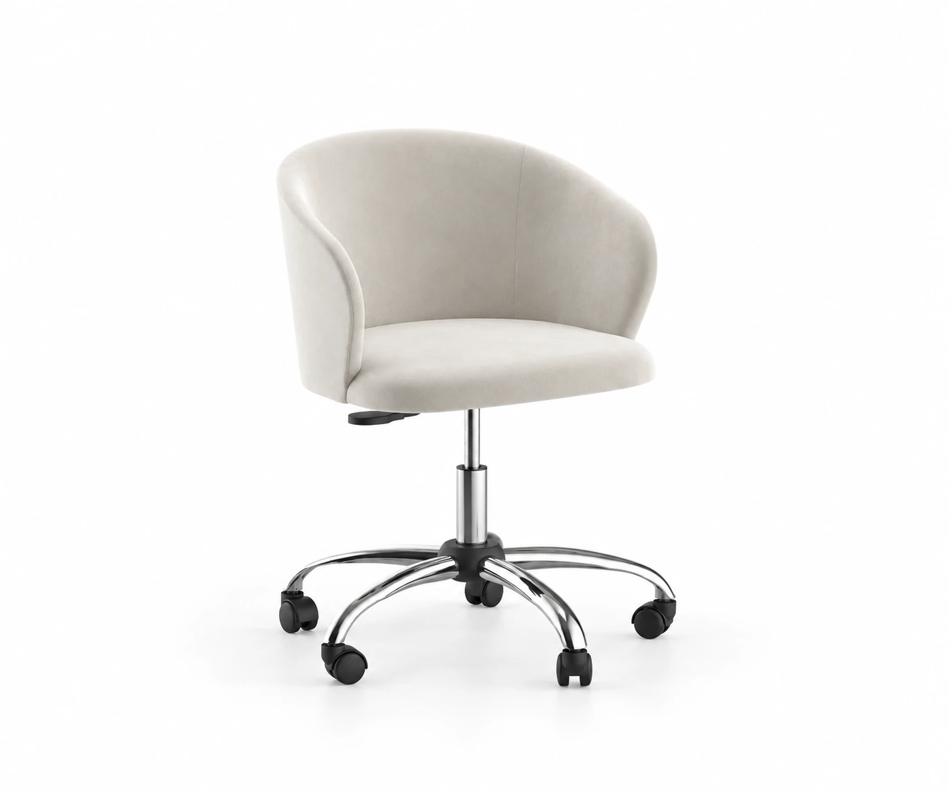 Cadeira Chanel Office Base Metal Cromado