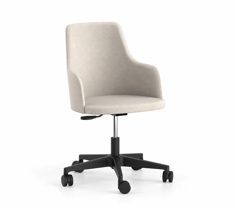 Cadeira Ella Office com braços Base Nylon