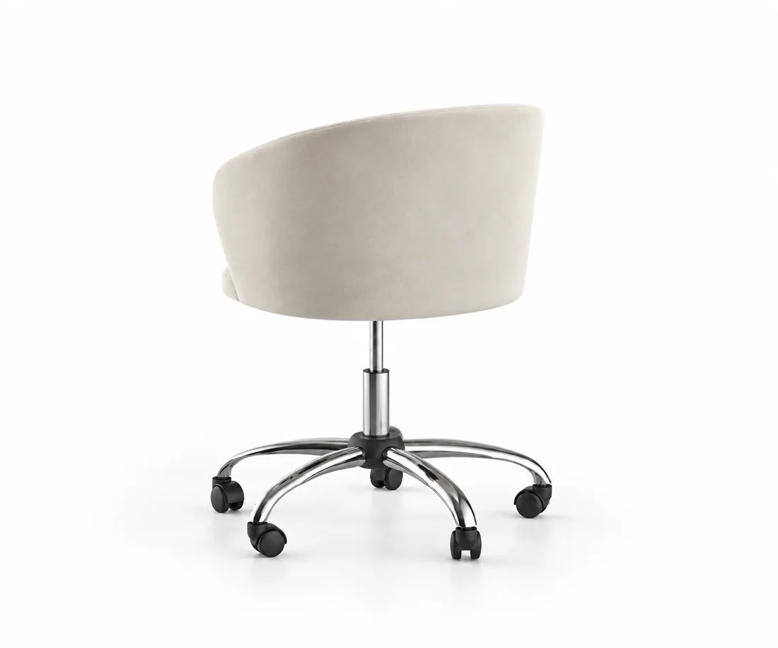 Cadeira Chanel Office Base Metal Cromado — imagem 2