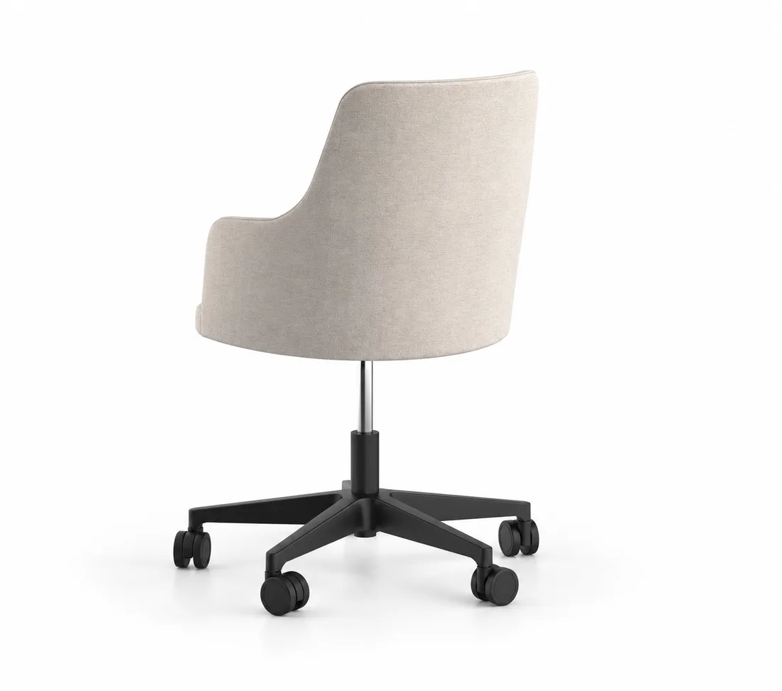Cadeira Ella Office com braços Base Nylon — imagem 2