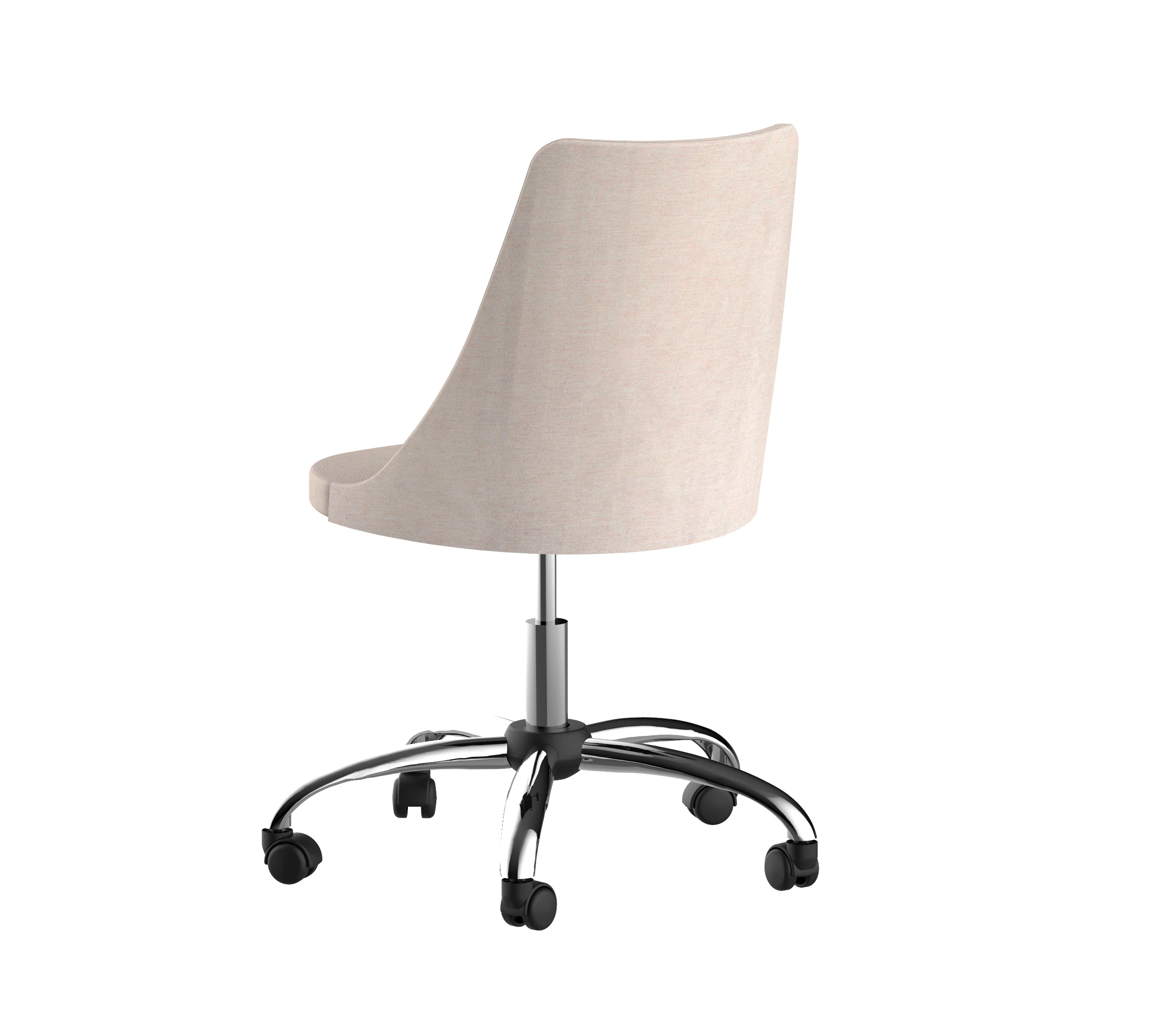 Cadeira Ella Office Base Metal Cromado - Miniatura 2
