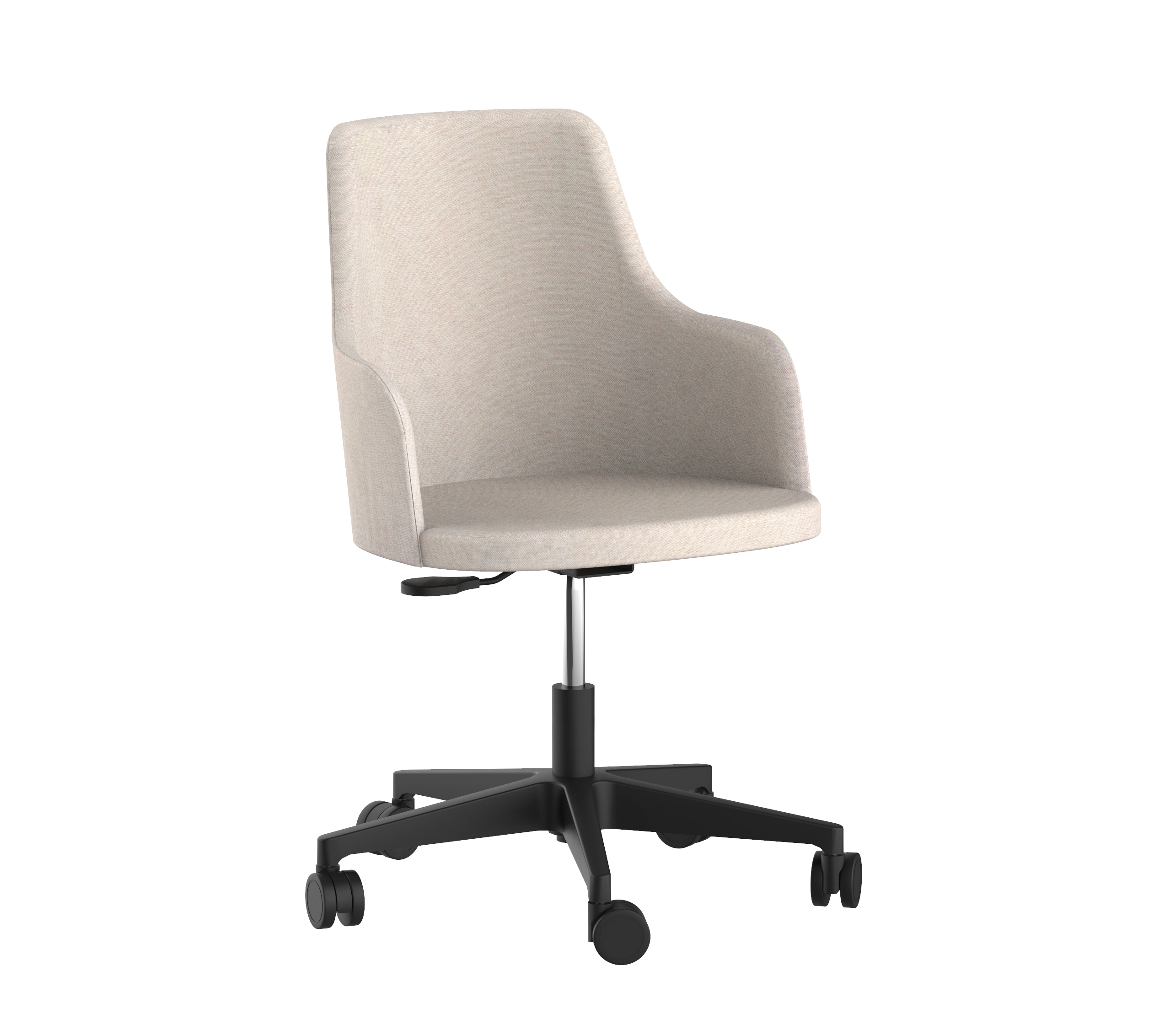Cadeira Ella Office C/Braços Base Nylon - Imagem 1