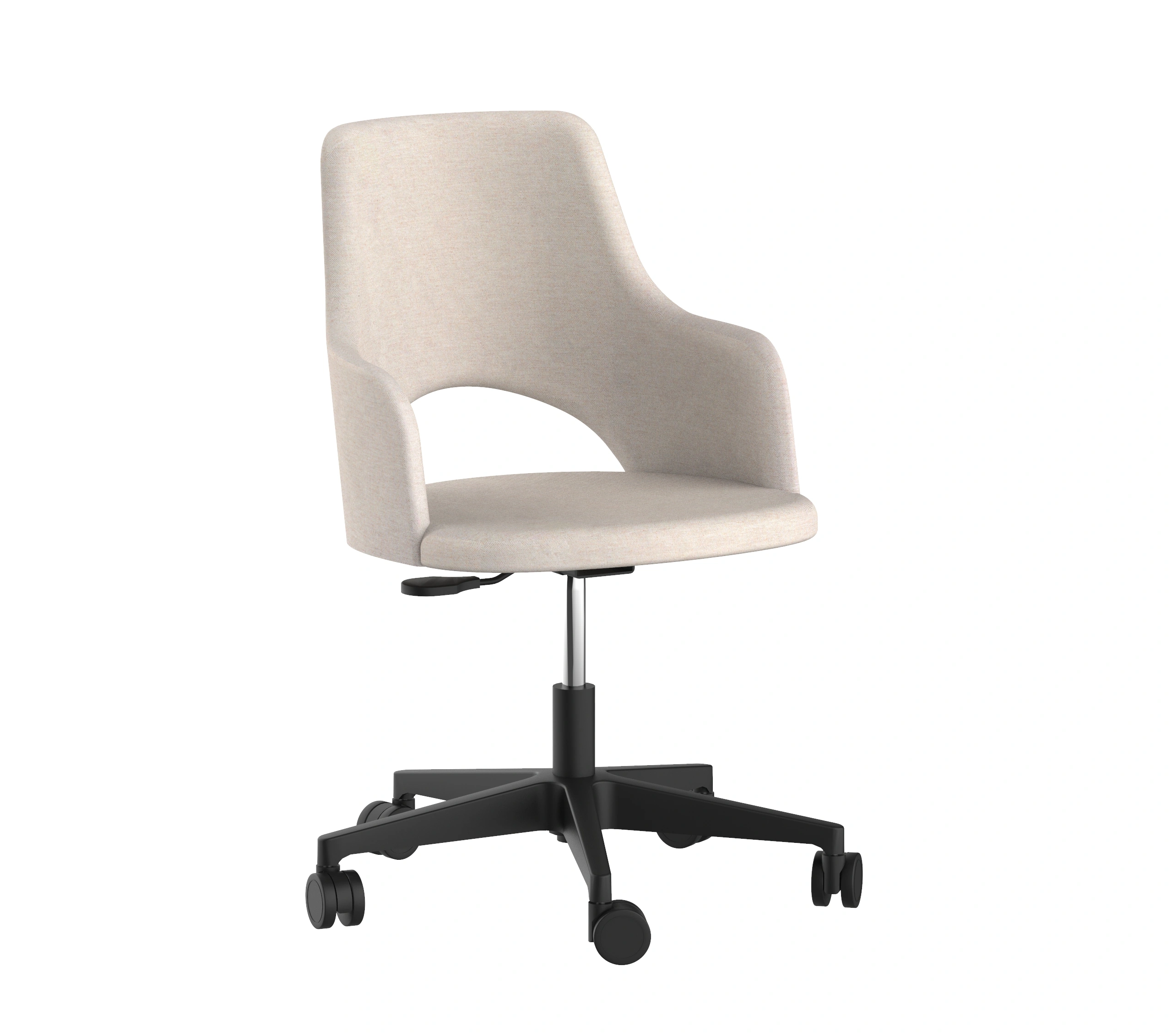 Cadeira Maya Office C/Braços Base Nylon - Imagem 1